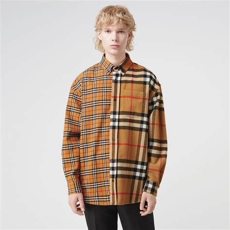 gosha x burberry check flannel shirt|Gosha Rubchinskiy x Burberry .